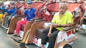 Becak, Becak Listrik, Bantuan Becak, Prabowo