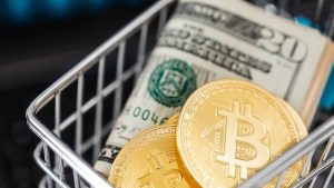Bitcoin, Dollar, Uang