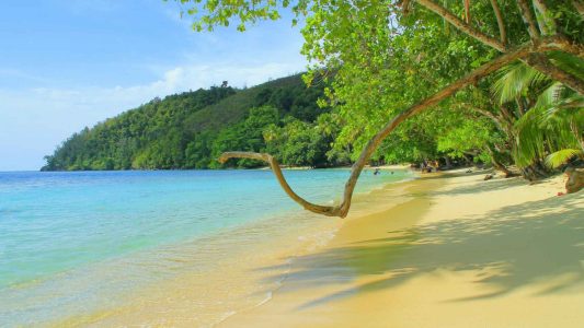 Suasana Pantai Harlem, Jayapura, Papua. Sumber: pesonapapua.com. Papua, Pantai Harlem, Jayapura